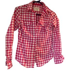 Aeropostale Pink Button Down Shirt